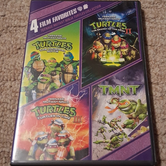 TEENAGE MUTANT NINJA TURTLES 4 Film Collection on DVD - Picture 1 of 2